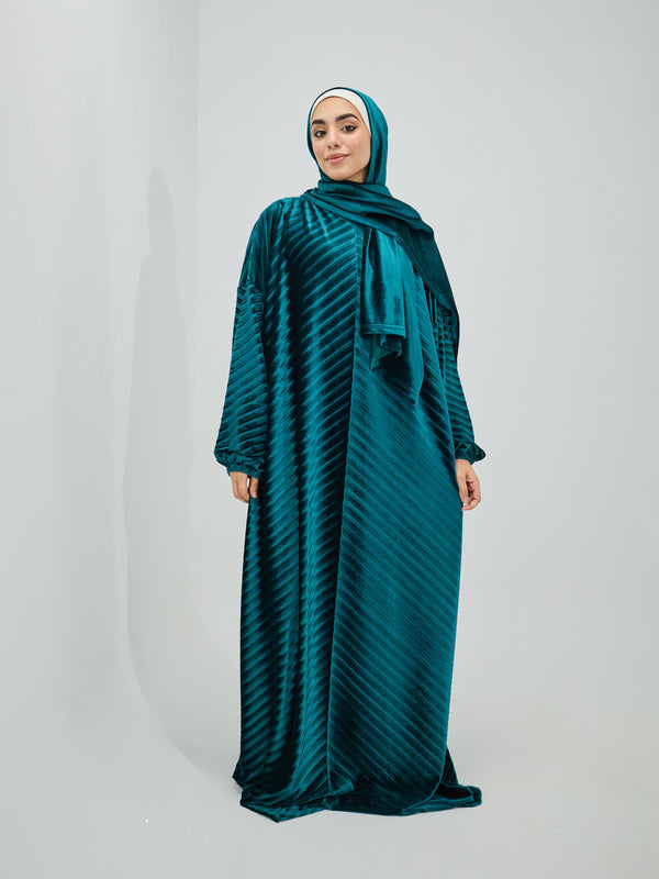 إسدال مليكة قطيفة تيل  بليسيه