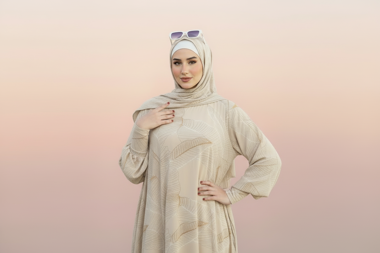 اسدال ملحفة بني مشجر  زبدة