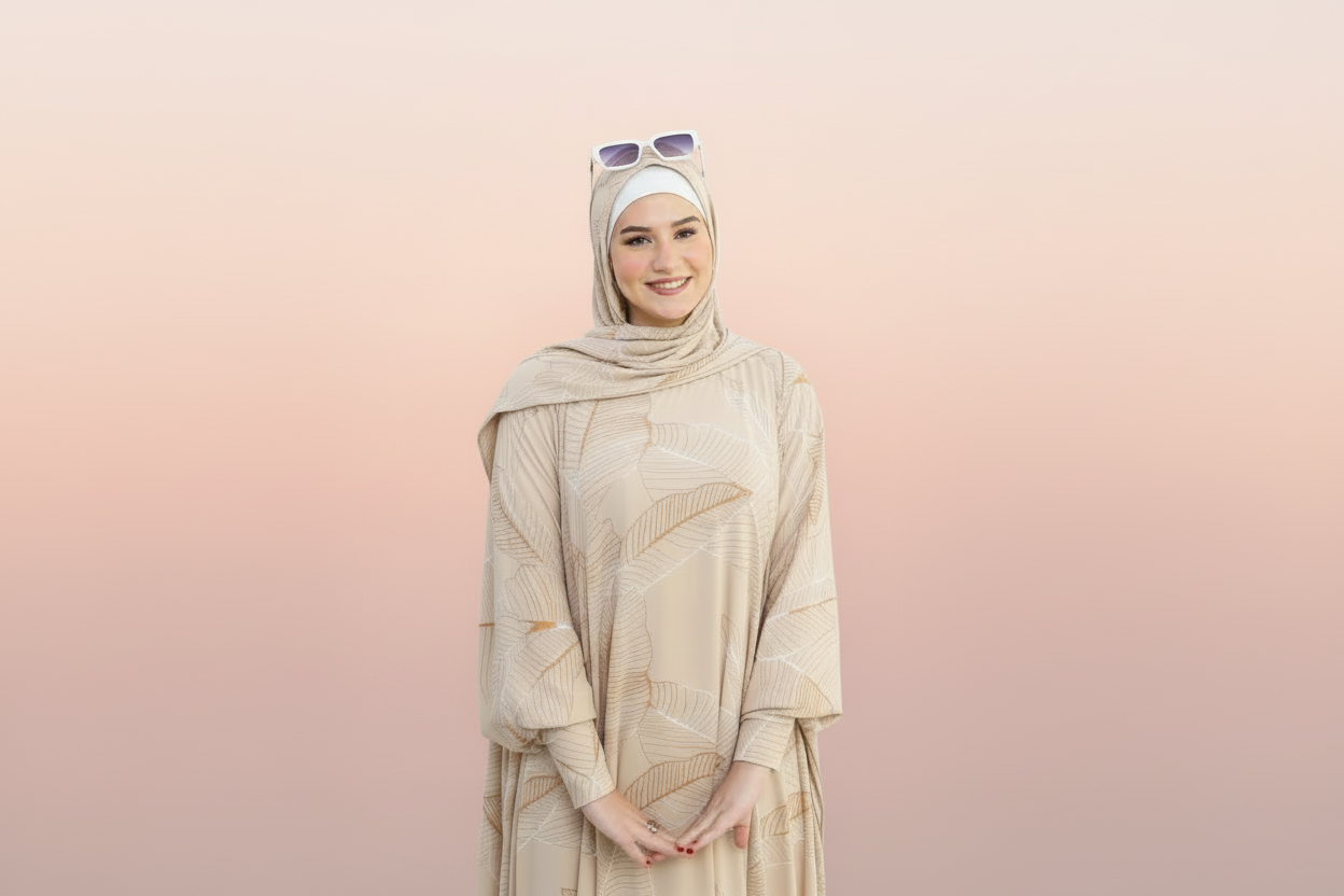 اسدال ملحفة بني مشجر  زبدة